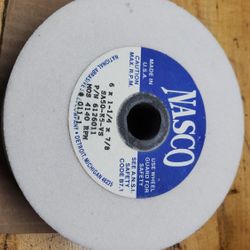 Nasco Grinding Wheel 6 Inch 1.25" wide Brand New 