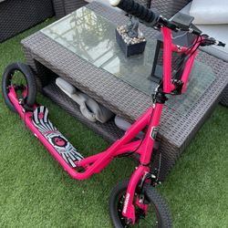 Mongoose Expo Kick Scooter , BMX Bike  AIR FILLED TIRES , Boys Girls Max Weight 175 Pounds Kids Razor