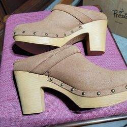 NEW! W/OUT BOX Ana Jamul High Heel Clogs Size 9.5 M