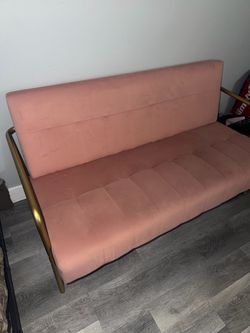 Pink couch