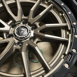 Fuel rebel 20” 6 lug wheels (4)