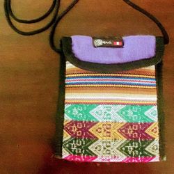 Passport Wallet Cotton Hand Woven Peru 
