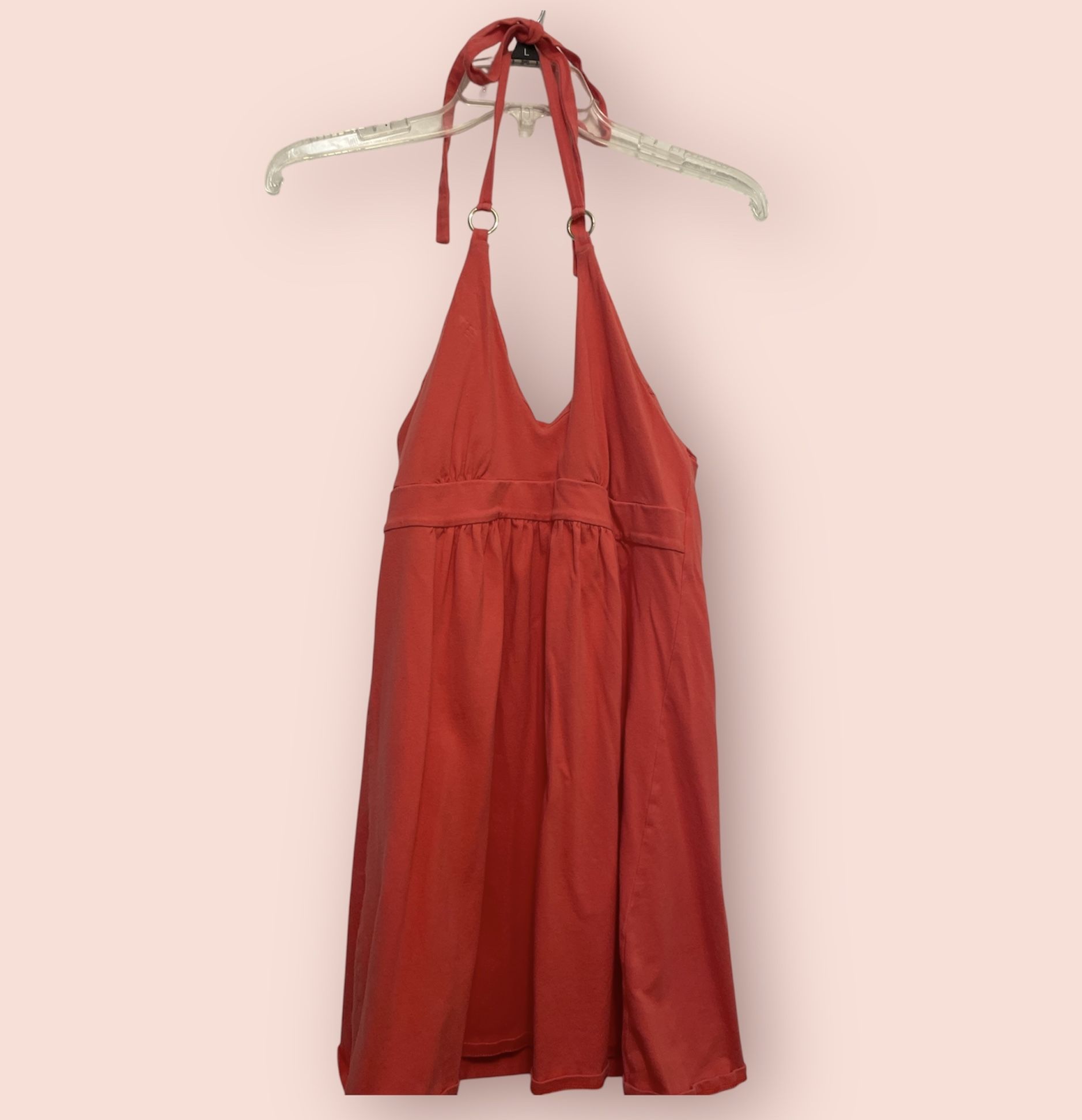 Victoria’s Secret Red orange Halter Dress bra top XS