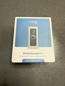 Ring Wired Doorbell Pro Brand New