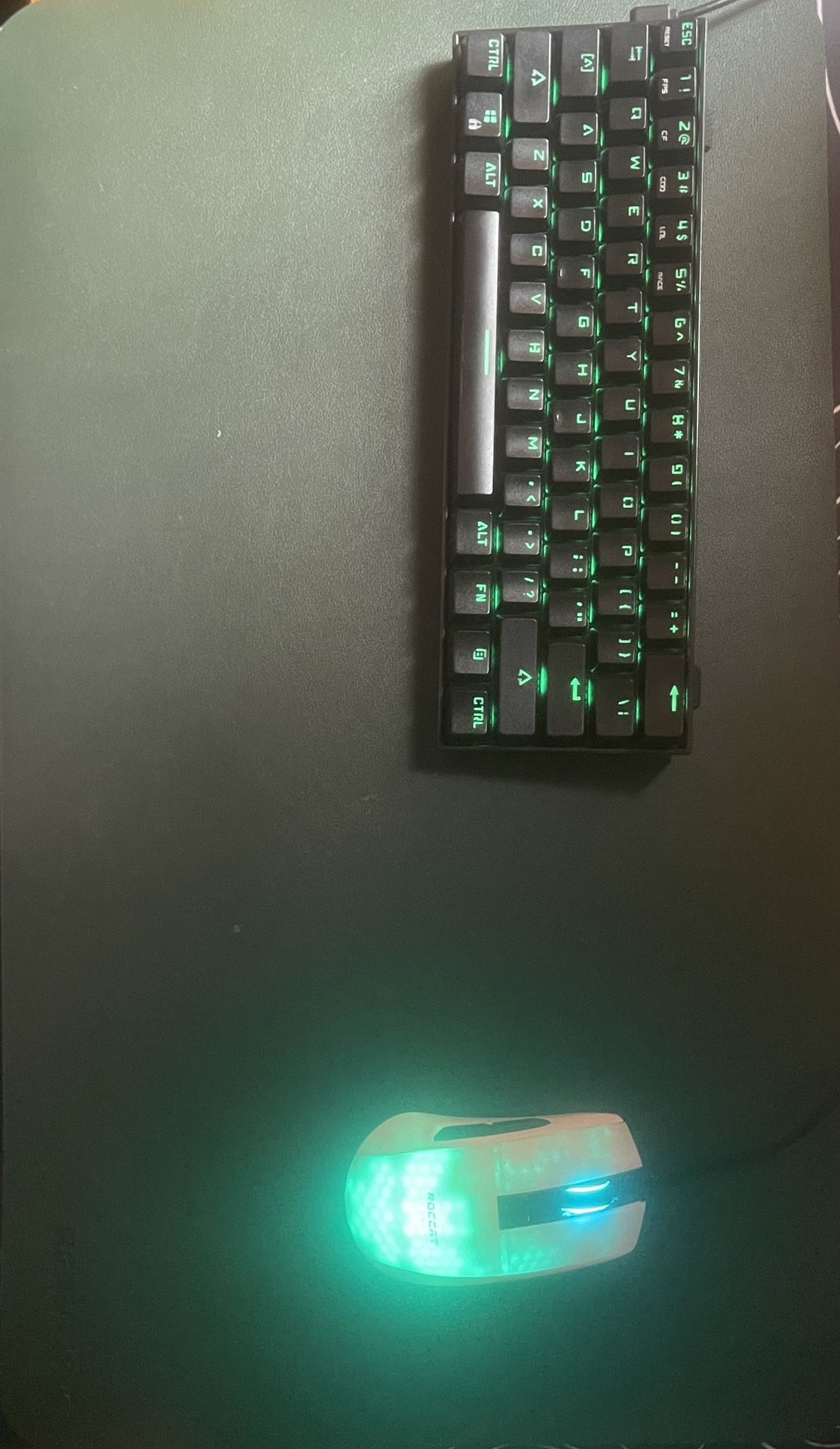 Green Mouse Pad (leather)