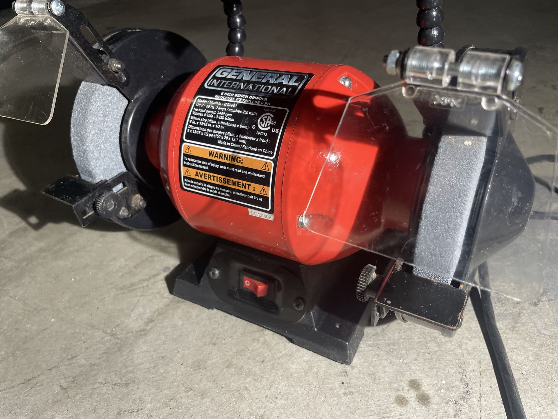 6 Inch Bench Grinder