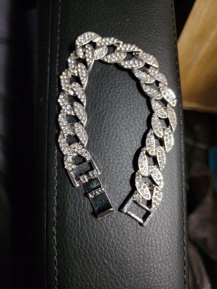 Men's Silver Plate Bracelets 