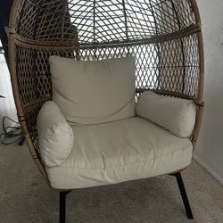 Egg Rattan Chair