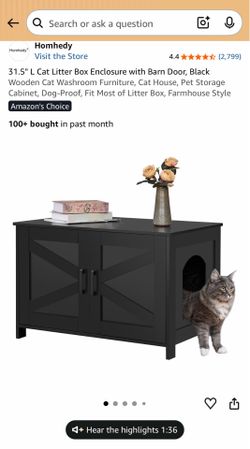 Cat Litter Box Enclosure
