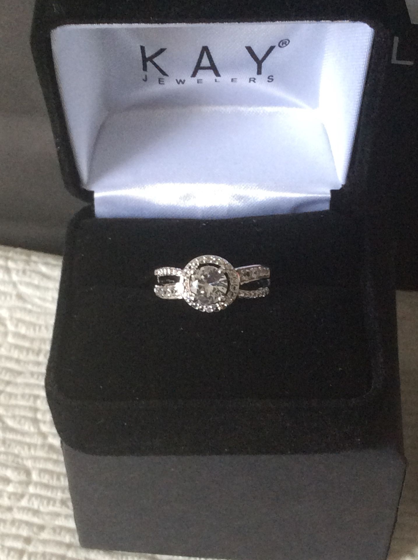 Kay Jewelers Sapphire Engagement/ Promise Ring