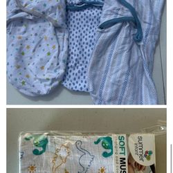 26 piece Baby blankets/swaddles Bundle