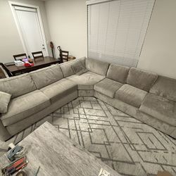Living Spaces 3 Piece Sectional Couch