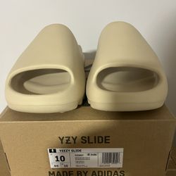 Men's Size 10 NEW adidas Yeezy Slide Bone FZ5(contact info removed) Authentic