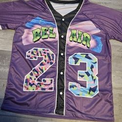90s Bel Air Sports Jersey Button Up