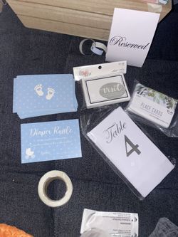 party supplies, baby shower, wedding