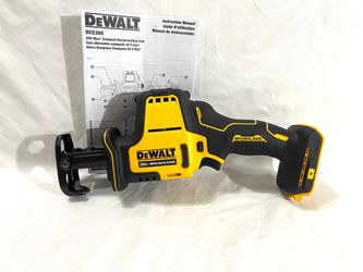 Brand new DeWalt atomic model 20 V brushless, compact reciprocating saw. Tool only.