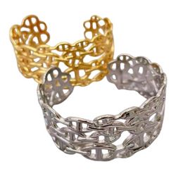 Stainless Steel Cuff Bracelet 