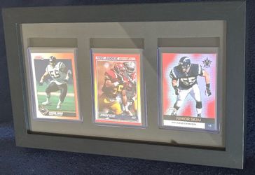Junior Seau Chargers Framed Card Display – Rookie Card