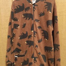 Black Bear 1 Piece Pajamas