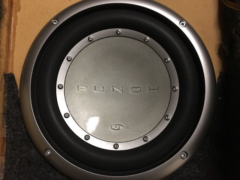 Rockford Fosgate Punch p3 10 inch with box.