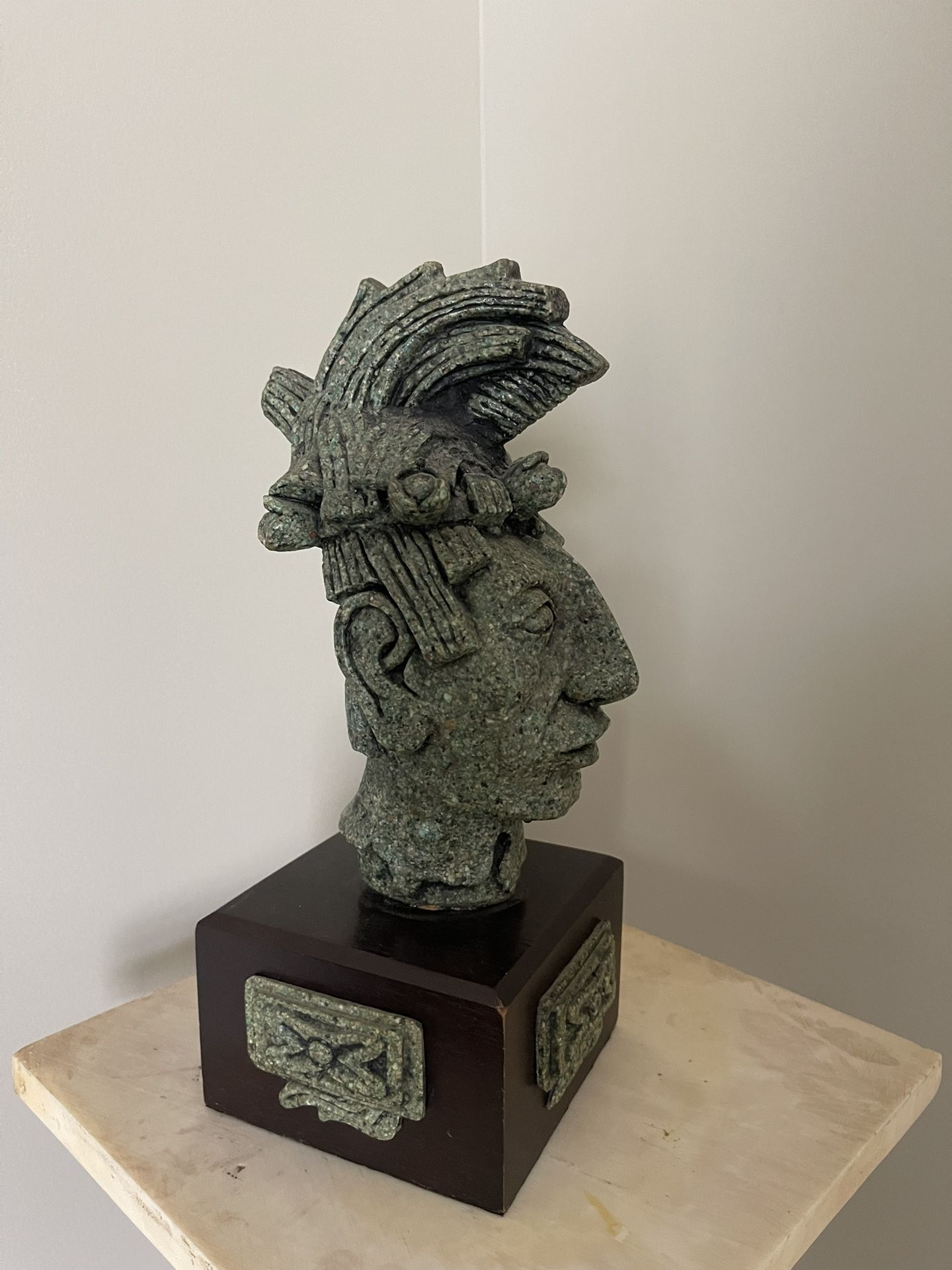 Mayan Bust Resin