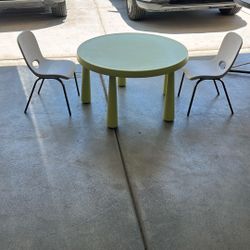 Table And 2 Chairs For The Kid
