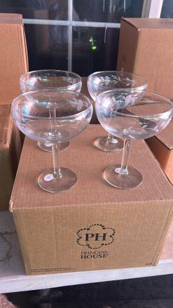 Set De Cuatro Copas Para Margaritas Nuevas De Princess House