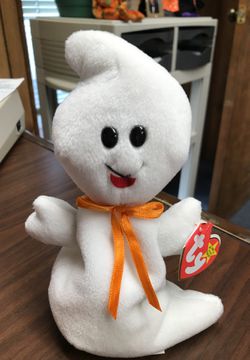 TY Beanie Baby Spooky the ghost from 1995 Mint Condition