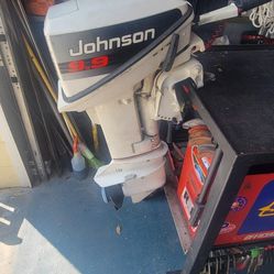 Johnson 9.9 Outboard Boat Motor 