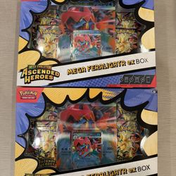 Pokemon  Ascended Heroes Mega Feraligatr ex Box