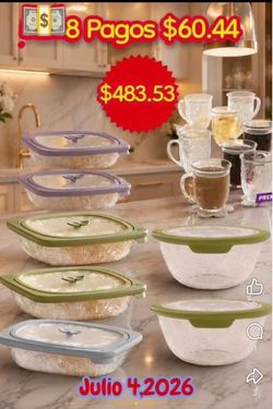 Sets de refractarios y tazas willflowers