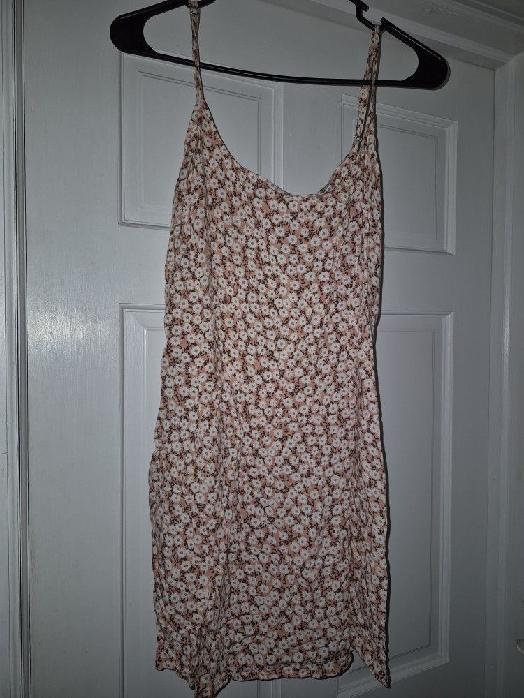 Forever 21 Floral Spaghetti Strap Summer Dress
