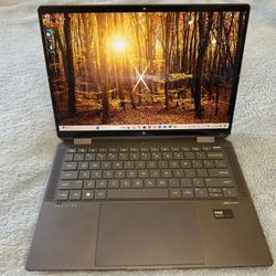 HP - Spectre 2-in-1 14" 2.8K OLED Touch-Screen Laptop - Intel Core Ultra 7 - Intel Evo Edition - 16GB Memory - 1TB SSD - Nightfall Black