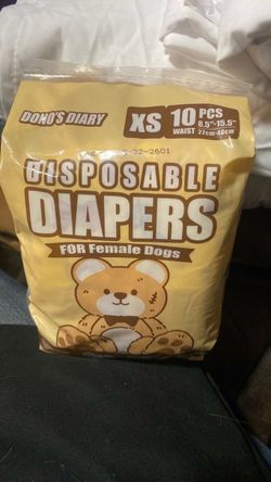 Disposable dog diapers