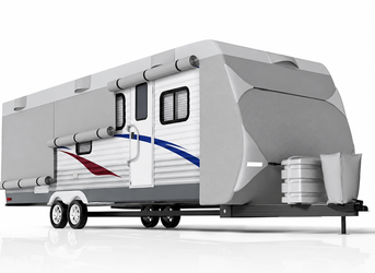 Trailer/RV Cover - Grey - 30'x8'x8'