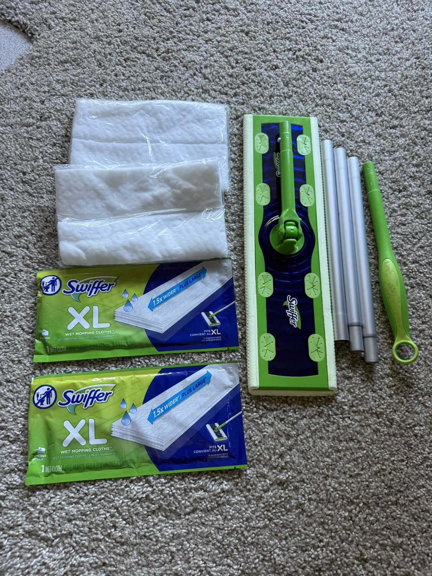 Swifter XL Mop Set – With Wet & Dry Cloths 🧹✨