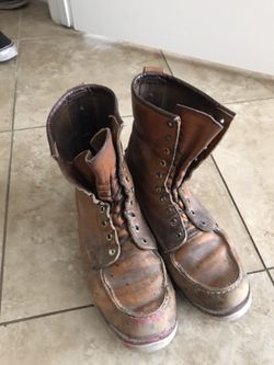 Red wing boots 877 size 10 new re sole