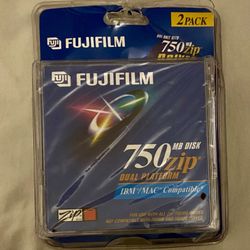 2X Zip Drive Cartridges  750 MB - For PC or mAC