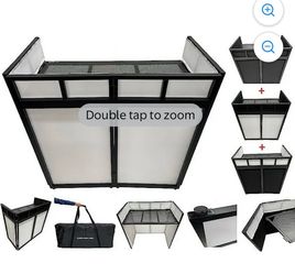 Dj booth with shelf