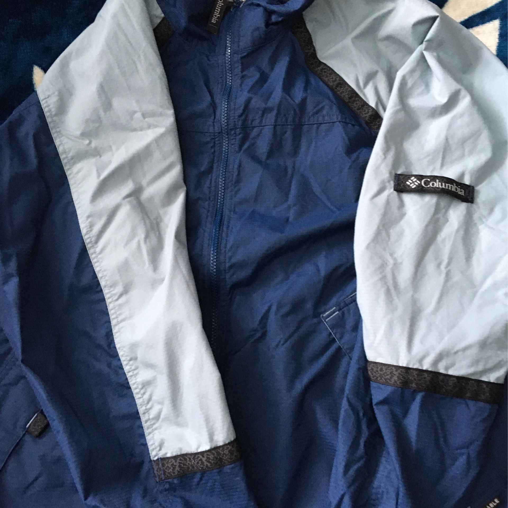 Mens Columbia Packable Light Jacket Size L