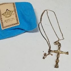 Pineda Taxco 970 Cross w/925 Chain