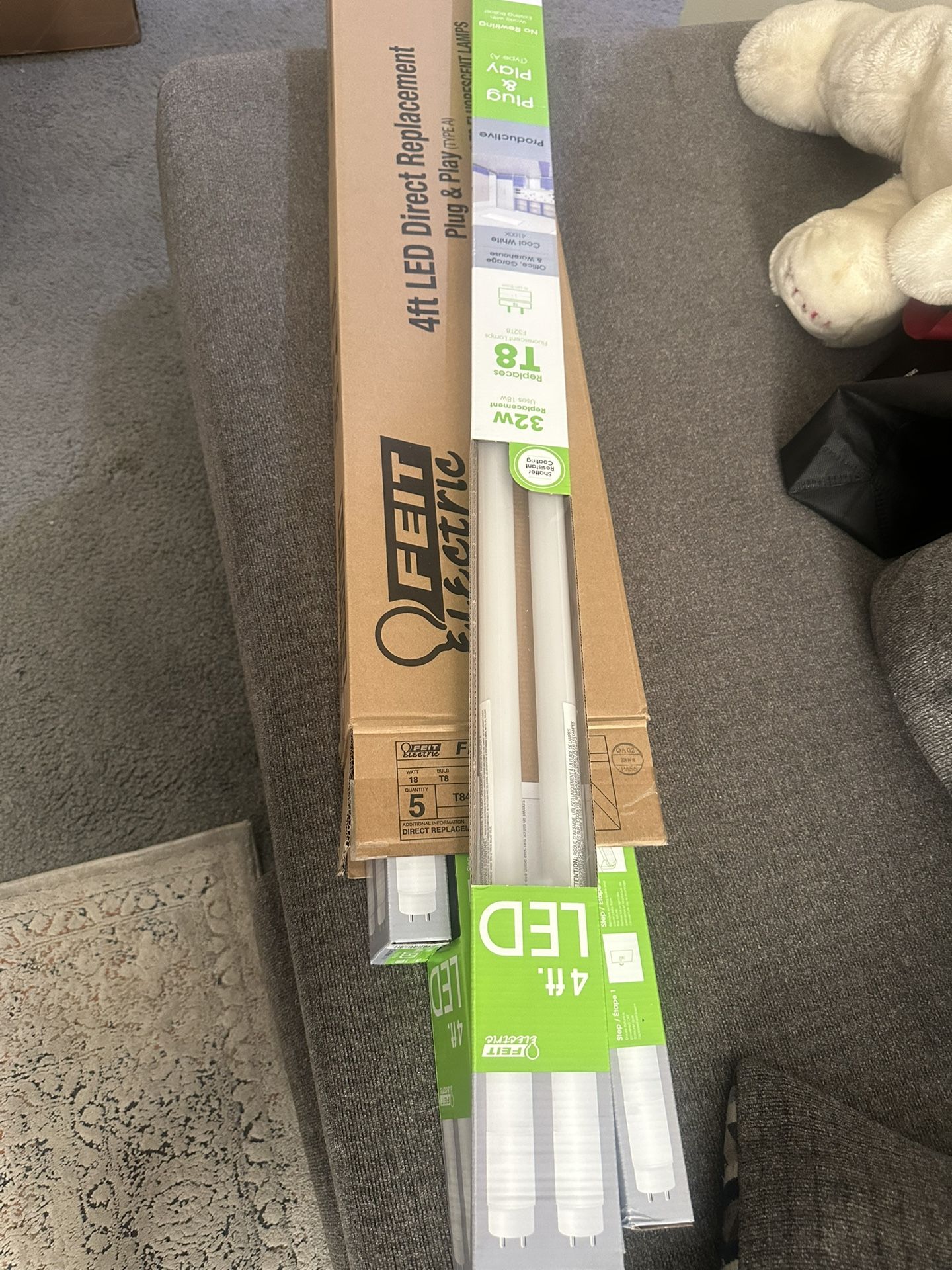 4ft LED Direct Replacement Fluorescent Bulb