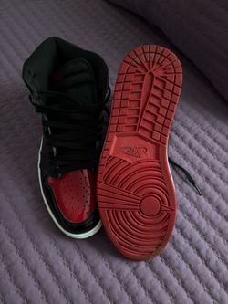 Nike Air Jordan 1 High Black Red Sneakers