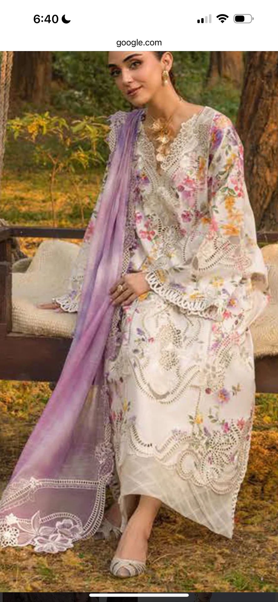 New 3 Piece Pakistani Dress Crimson