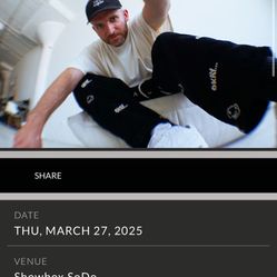Harry Mack Concert TWO Tickets 3/27 Showbox SODO Seattle 