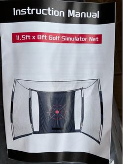 Brand new 11.5ft x Oft Golf Simulator Net