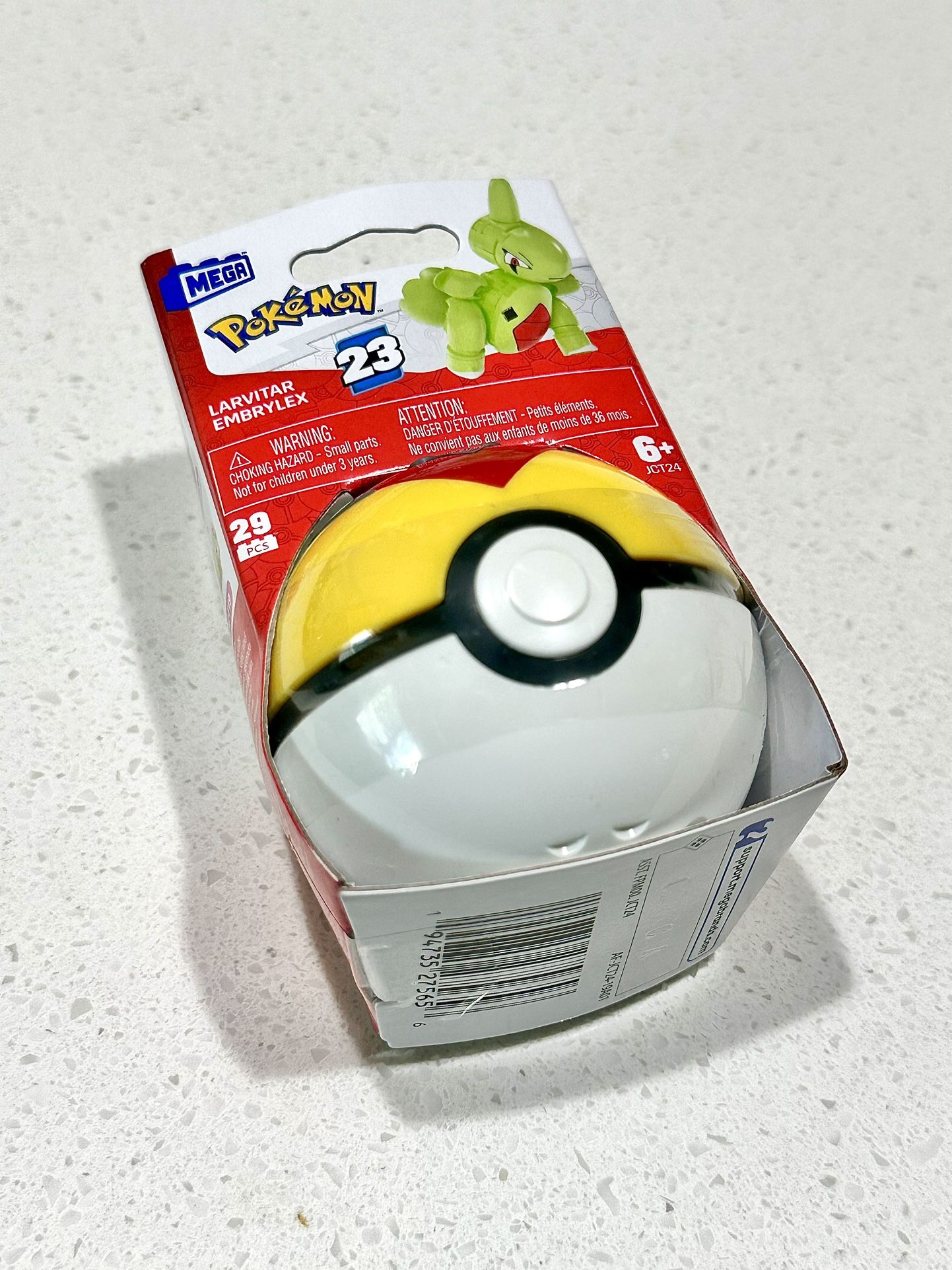 Larvitar Embrylex-Pokémon-Mega Action Figure *New Sealed*