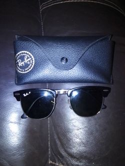 Ray-Ban Clubmaster Polarized Sunglasses with Case