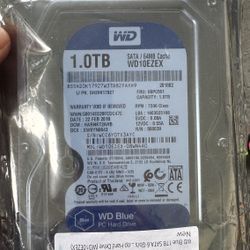 Western Digital WD10EZEX-08WN4A0 DCM:HHRNNT2CHB 1.0TB 3.5" Sata hard drive