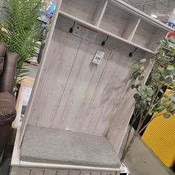 Coat Cabinet With Seating & Storage